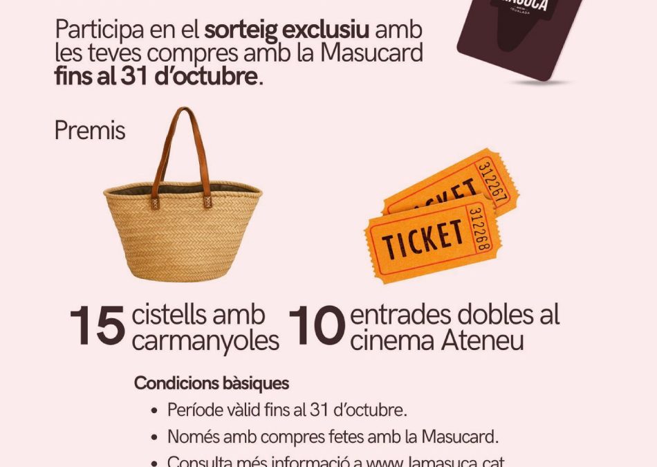 Compra i guanya amb la Masucard